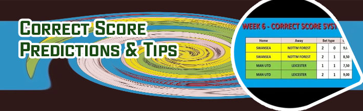Correct score every tip