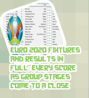 To day euro cup match